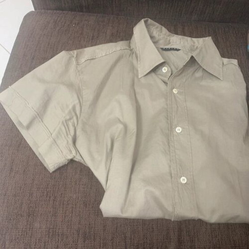 Sisley short-sleeve men's shirt like new, gray, size L