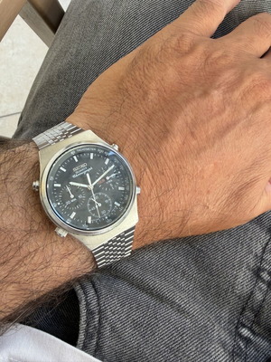 Seiko Chronograph Watch 7A38-7270 quartz collectible, like new