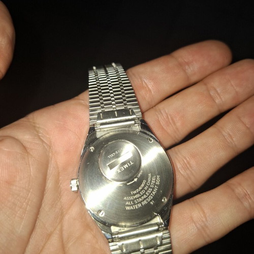 Timex Q Reissue wristwatch black, new