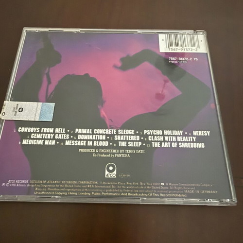 Pantera Cowboys from Hell CD album