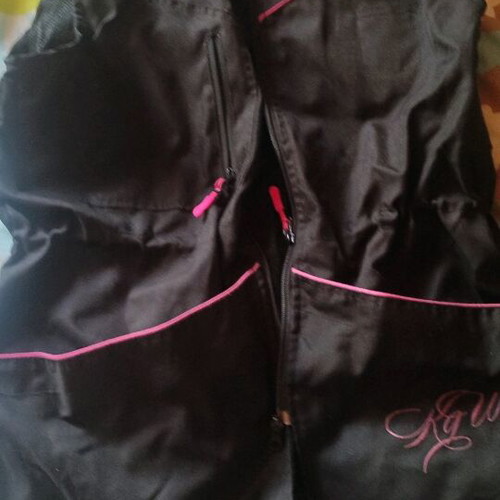 Dog training vest like new, black size M