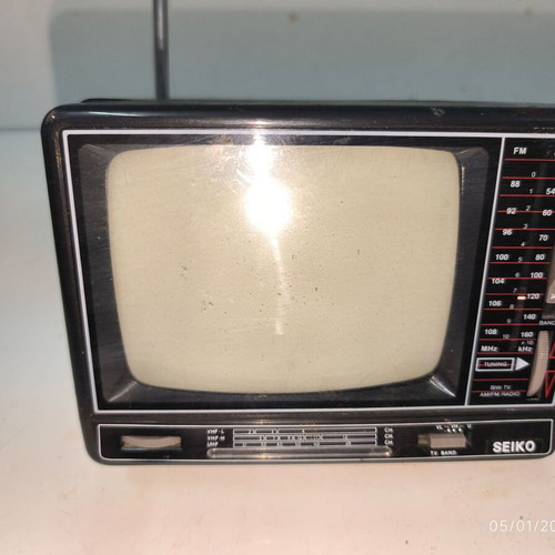 Vintage Seiko television radio used, functional