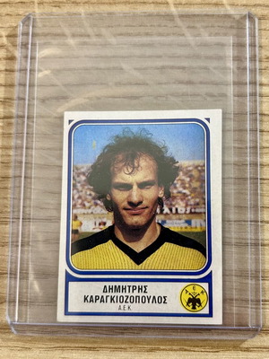 Dimitris Karagkiozopoulos AEK Panini Football Sticker 1984 like new