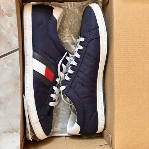 Tommy Hilfiger sneakers, white and blue, size 44