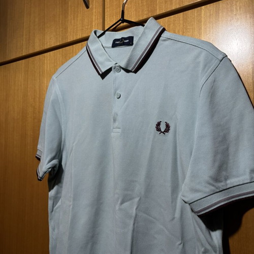 Fred Perry Polo T-shirt light blue size M like new