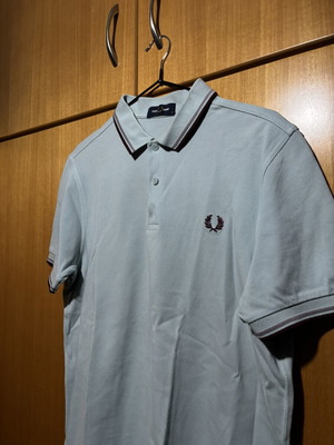 Fred Perry Polo T-shirt light blue size M like new