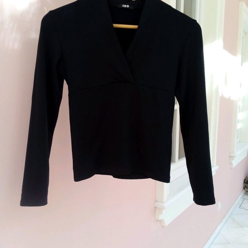 Women's black blouse size small, like new