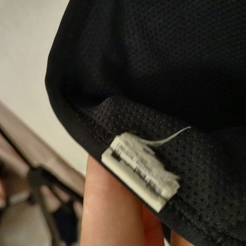 Nike Dri-FIT Indy Logo Sports Bra like new, colorblock black and beige, size S