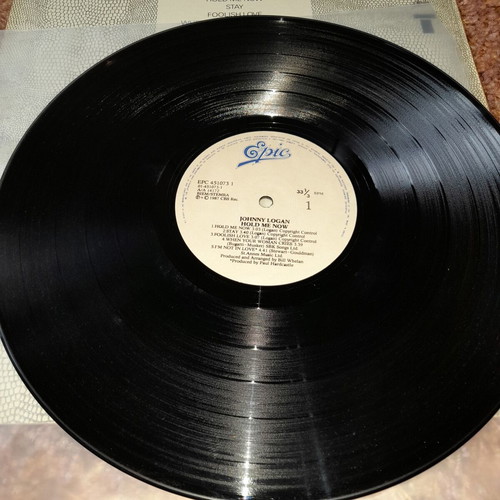 Johnny Logan Hold Me Now LP used, pop