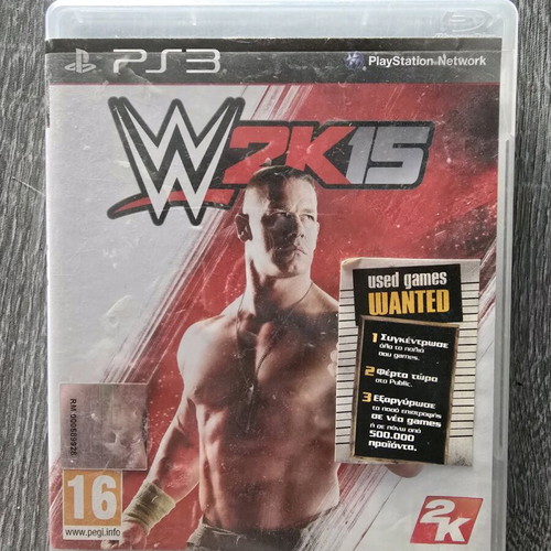 WWE 2K15 PS3 game like new