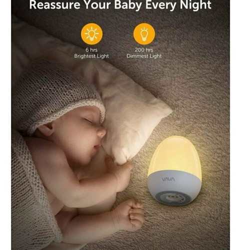 Vava Baby Night Light USB, white