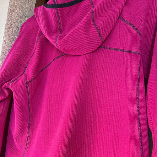 Columbia raspberry fleece sport hoodie with zipper like new