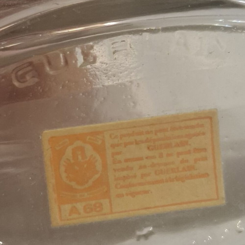 Guerlain Shalimar Eau De Cologne Bottle extra large used vintage