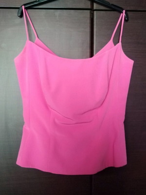Corset like new pink crepe silk by Andrea Papadopoulou