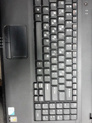 Lenovo G550 laptop used for spare parts missing screen wifi card