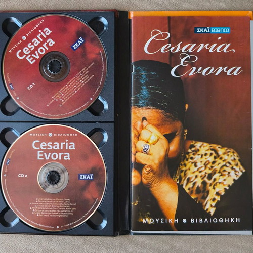 Cesaria Evora book with 2 CDs used