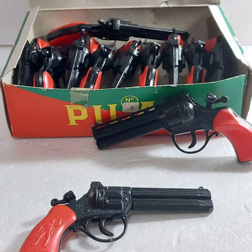 PILAZ N3 metal cap guns toys new, 1970s