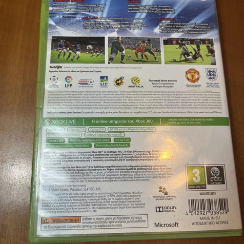 Xbox 360 PES 2014 παιχνίδι μεταχειρισμένο, πλήρες με manual