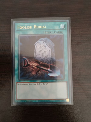 Yu-Gi-Oh Foolish Burial Ultra Rare card like new