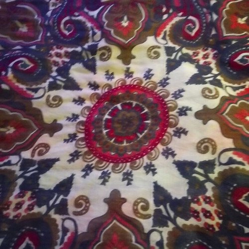 Massimo Dutti scarf like new, multicolor blue and red