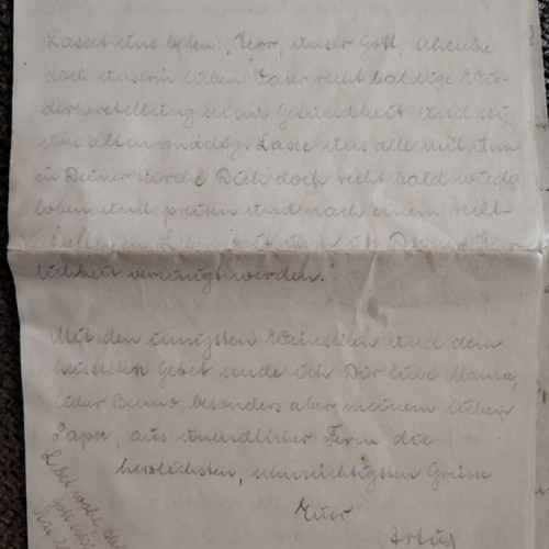 Feldpost Letter 1942 with Envelope from Eastern Front, authentic