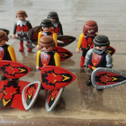 Playmobil ιππότες δράκου πακέτο 605 μεταχειρισμένο