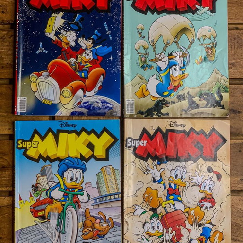 Disney Super Micky & Komix comic set of 8 Greek issues like new