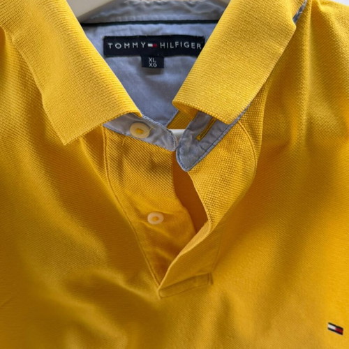 Tommy Hilfiger Polo shirt XL like new, yellow
