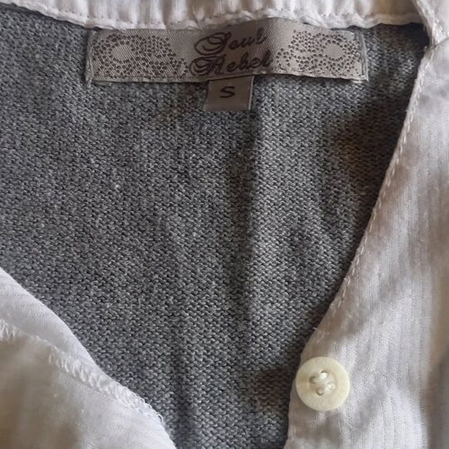 Dress with integrated shirt like new, size S