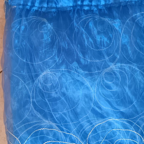 Curtains, pack of 2, blue, 2.80x2.80 m