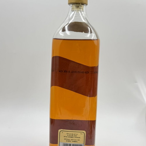 Johnnie Walker Black Label 12 Year Old 1980s 43% 75cl Olympic Airways new