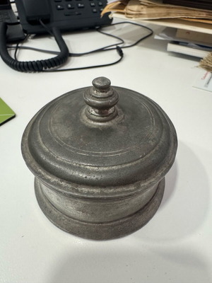 Pewter vessel used, very old