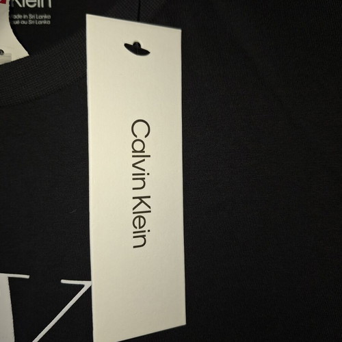 Calvin Klein men's T-shirt new, size M, black, 100% cotton