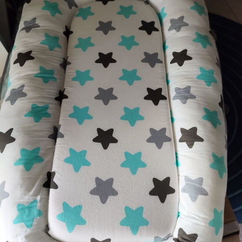 Baby nests used with Kikkaboo 3-in-1 pillow and Babymoov nursing pillow
