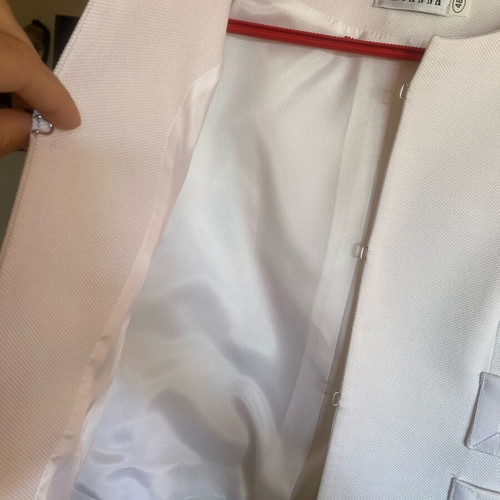 Joanna women's short white jacket like new