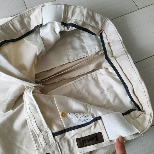 Lanzi men's classic pants XS like new, beige