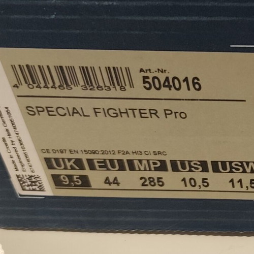 Haix 504016 Special Fighter Pro Firefighting Boots new