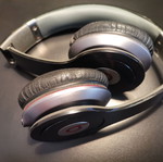 Dr. Dre Beats headphones used, wired