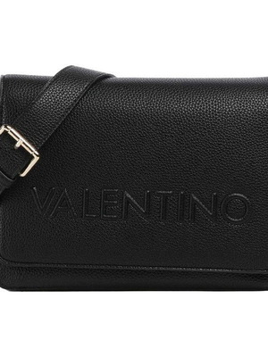 Valentino чанта тип куриер кръстосана като нова, черна