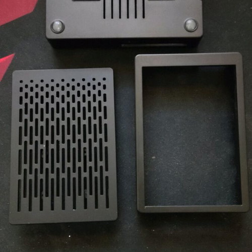 Raspberry Pi 5 case like new, plastic with anti-slip feet