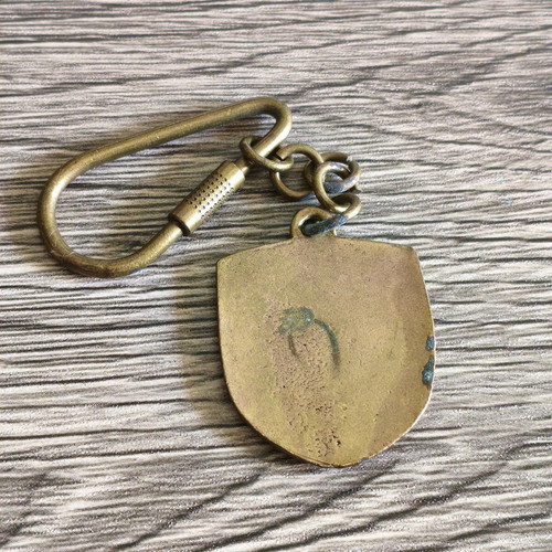 Military Navy PN keychain used, vintage metal