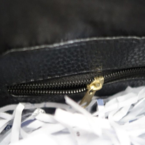 Fabric bag like new, handheld, black and beige