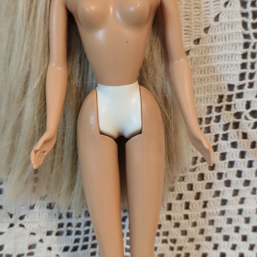 Barbie vintage doll with vintage dress used