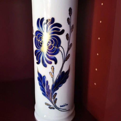 Porcelain vase KPM cobalt new