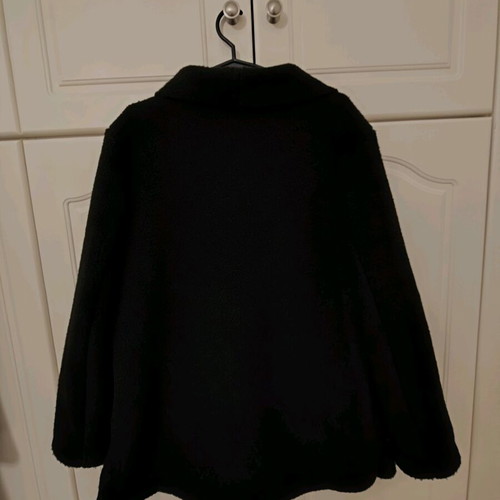 Outerwear Urban black bouclé one size like new with pockets