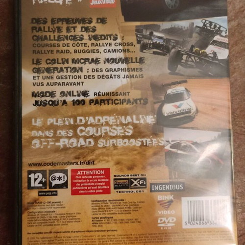 DiRT Rally PC game like new