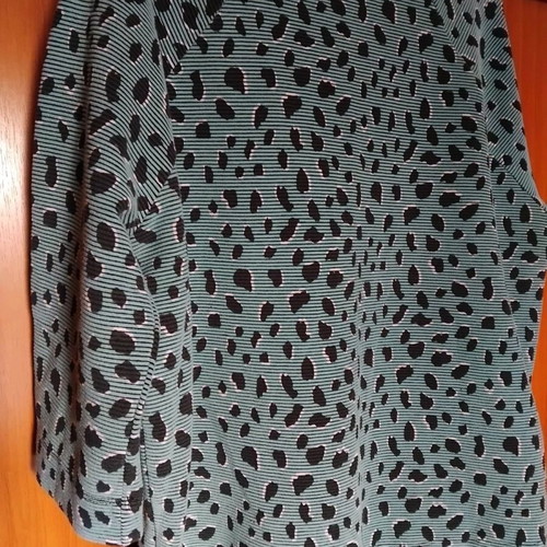 Veraman blouse with leopard print like new, size L