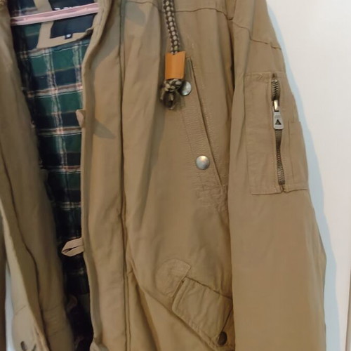 Z-One hooded jacket, brown, size M