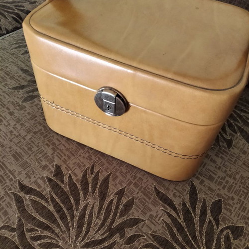 Vintage toiletry bag used