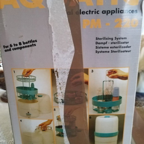 Aquatic sterilizer for 6-8 bottles used